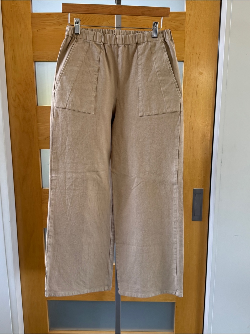 Privatsachen Women's Wide-Leg Chinos in Light Tan